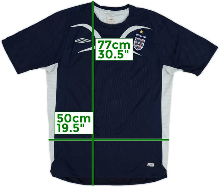 2006-07 England Umbro Training Shirt - 7/10 - (M)