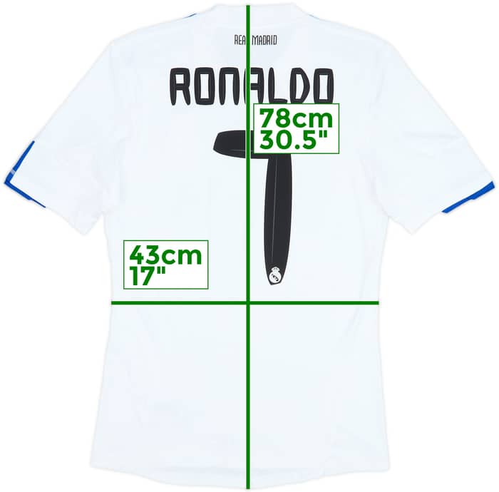 2010-11 Real Madrid Home Shirt Ronaldo #7 - 8/10 - (S)