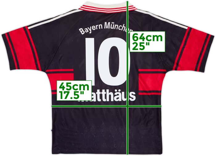 1997-99 Bayern Munich Home Shirt Matthaus #10 - 6/10 - (XL.Boys)