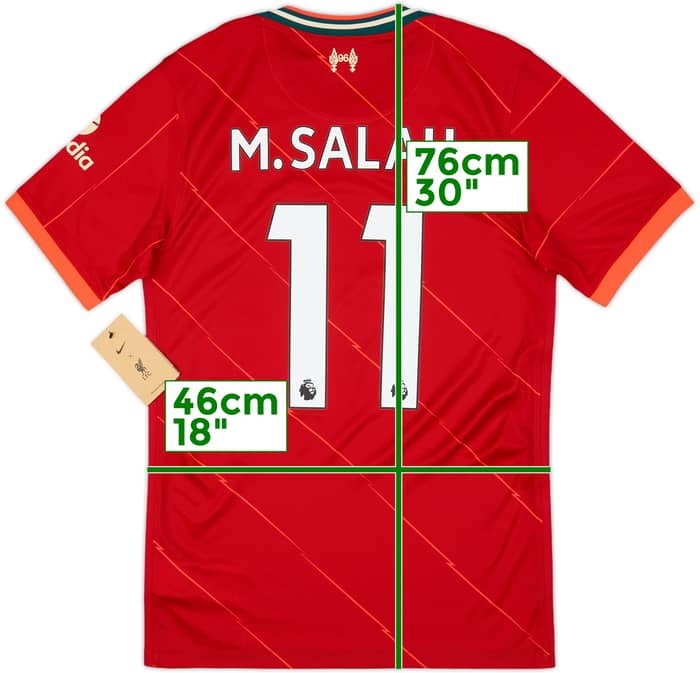 2021-22 Liverpool Home Shirt M.Salah #11 (S)