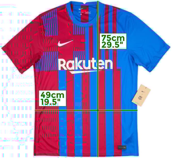 2021-22 Barcelona Home Shirt (M)