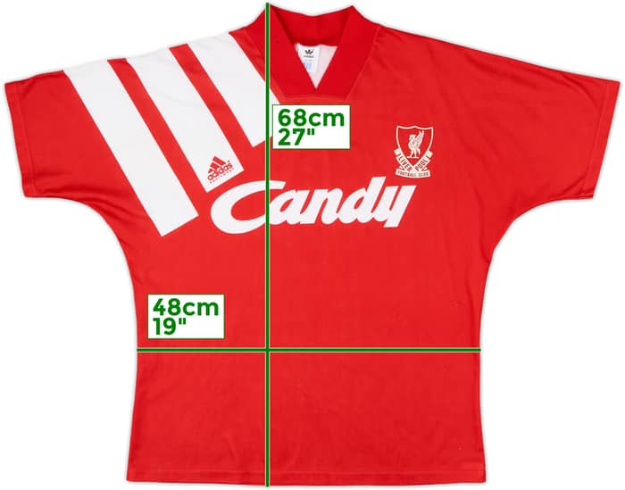 1991-92 Liverpool Home Shirt - 8/10 - (M/L)