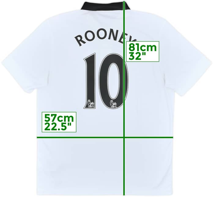 2014-15 Manchester United Away Shirt Rooney #10 (L)