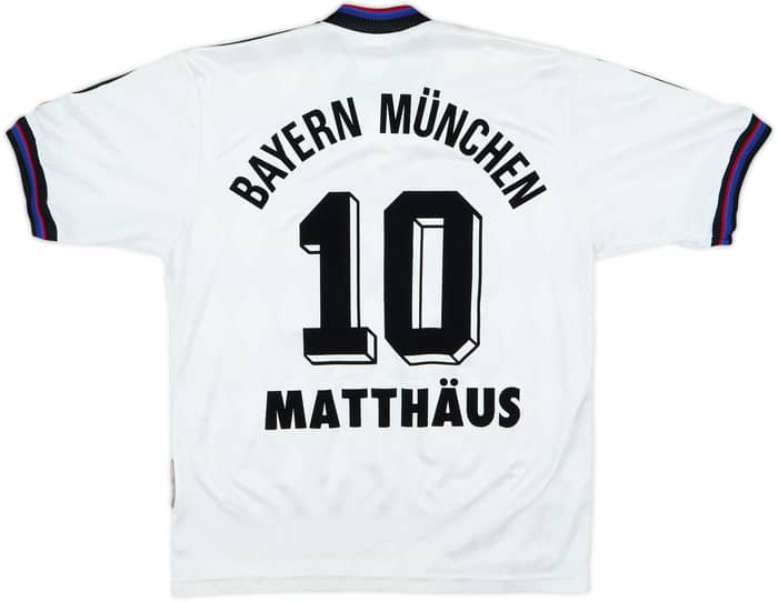 1996-98 Bayern Munich Away Shirt Matthaus #10 - 7/10 - (13-14 Years)
