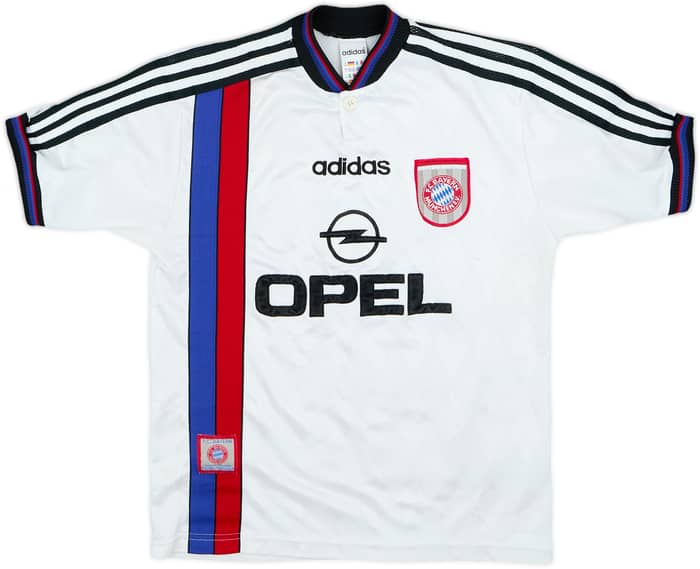 1996-98 Bayern Munich Away Shirt Matthaus #10 - 7/10 - (13-14 Years)