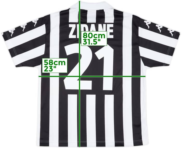 1999-00 Juventus Basic Home Shirt Zidane #21 - 8/10 - (XL)