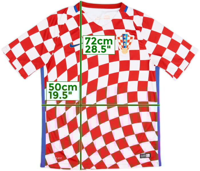 2016-18 Croatia Home Shirt - 6/10 - (M)