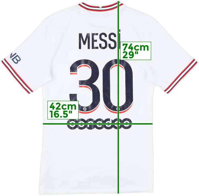 2021-22 Paris Saint-Germain Fourth Shirt Messi #30 - 8/10 - (XS)