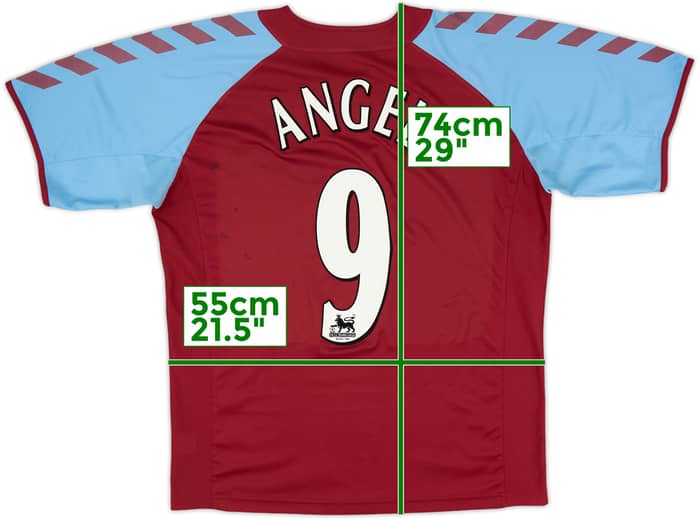 2004-05 Aston Villa Home Shirt Angel #9 - 6/10 - (XL)