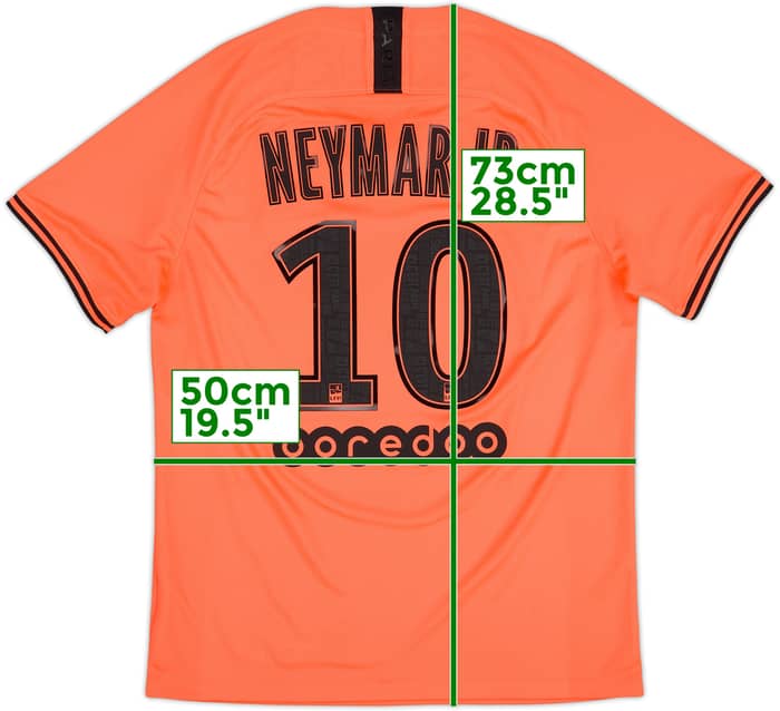 2019-20 Paris Saint-Germain Away Shirt Neymar Jr #10 - 8/10 - (L)