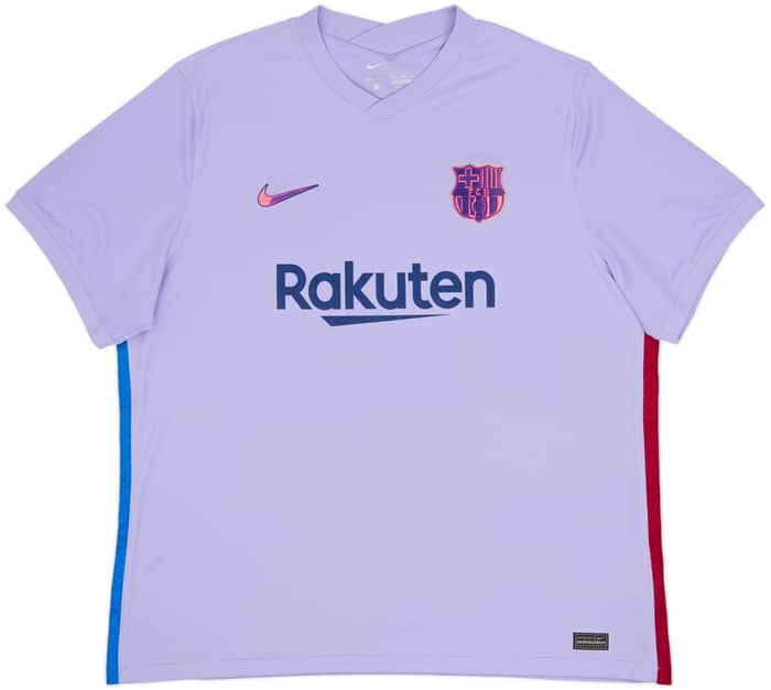 2021-22 Barcelona Away Shirt Pedri #16 - 9/10 - (XXL)