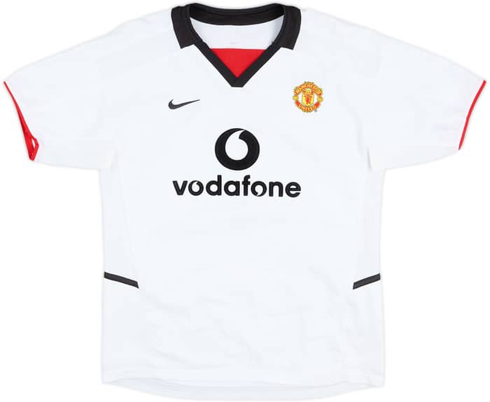2002-03 Manchester United Away Shirt Beckham #7 - 7/10 - (L.Boys)
