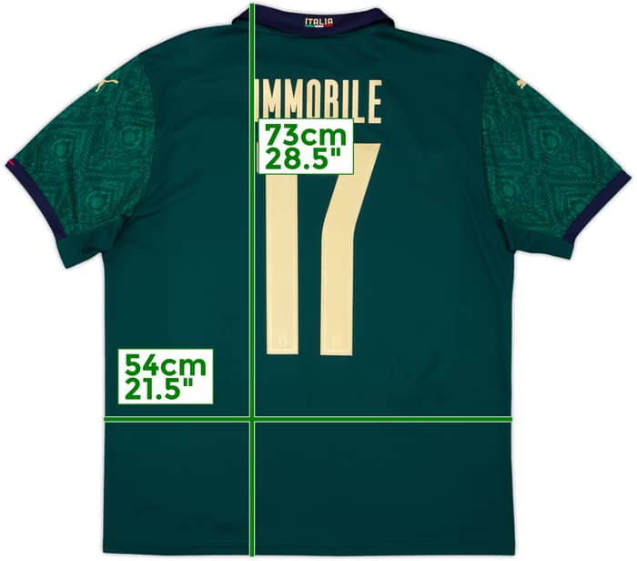 Camiseta de la tercera equipación de Italia 2019-20 Immobile #17 - 10/10 - (L)