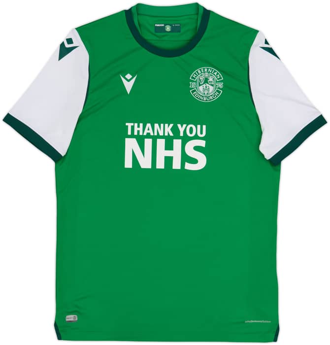 2020-21 Hibernian Home Shirt - 9/10 - (L)