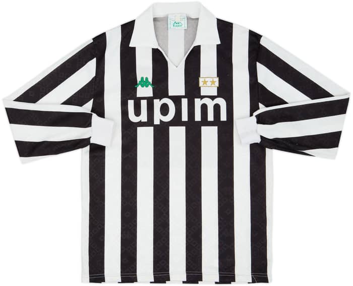1991-92 Juventus Home L/S Shirt - 8/10 - (M)