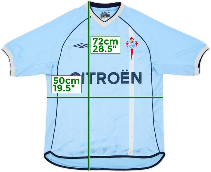 2001-03 Celta Vigo Home Shirt - 6/10 - (M)
