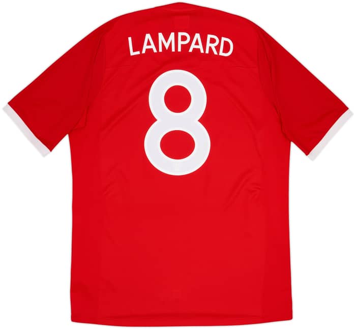 2010-11 England Away Shirt Lampard #8 - 10/10 - (L)