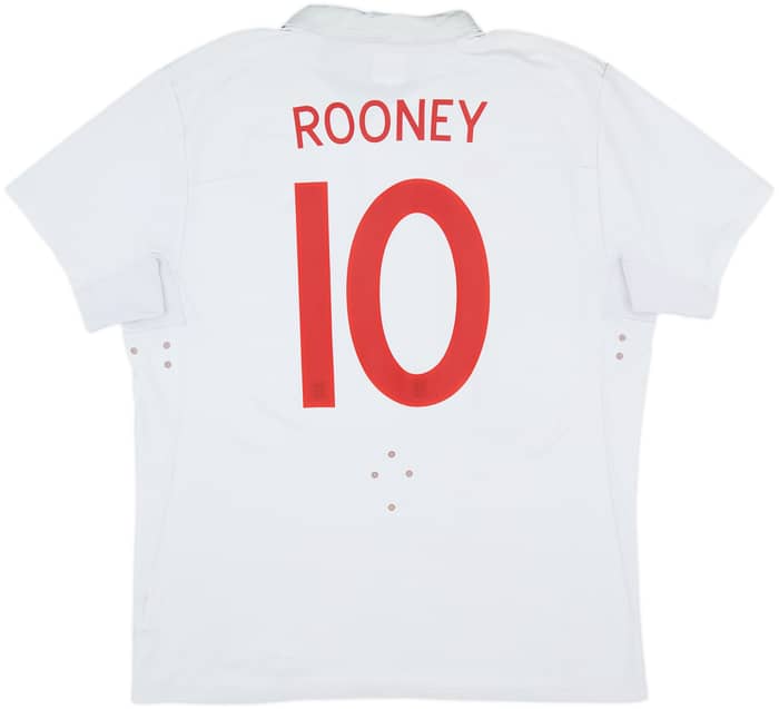 2009-10 England Home Shirt Rooney #10 - 5/10 - (L)