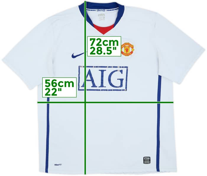 2008-10 Manchester United Away Shirt - 4/10 - (L)