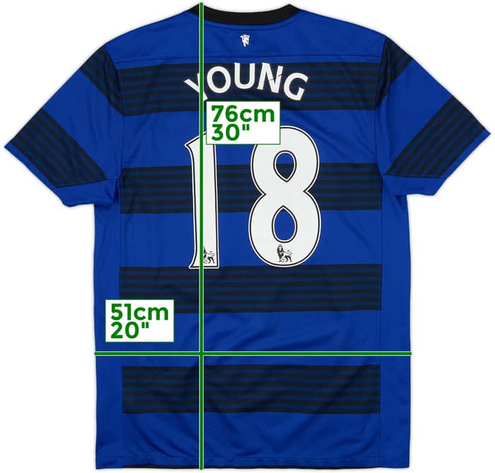 2011-13 Manchester United Away Shirt Young #18 - 5/10 - (M)