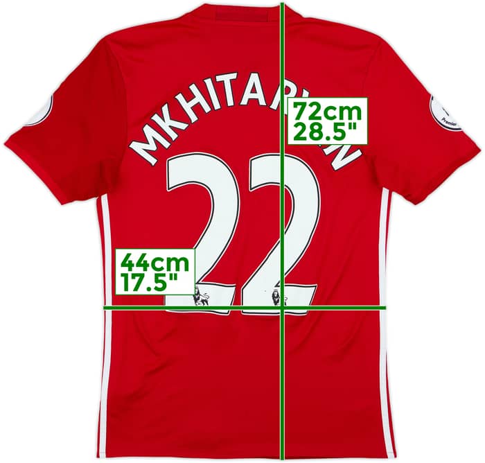 2016-17 Manchester United Home Shirt Mkhitaryan #22 - 7/10 - (S)