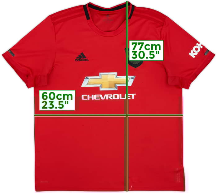 2019-20 Manchester United Home Shirt - 5/10 - (XL)