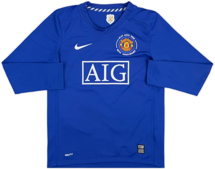 2008-09 Manchester United Third L/S Shirt Ronaldo #7 - 8/10 - (L.Boys)