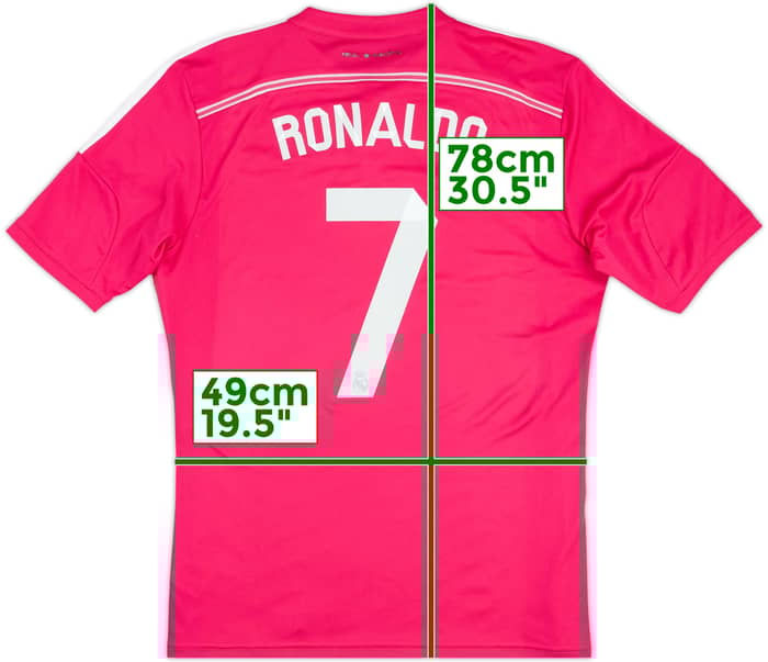 2014-15 Real Madrid Away Shirt Ronaldo #7 - 8/10 - (L)