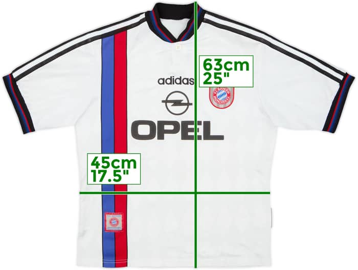 1996-98 Bayern Munich Away Shirt - 8/10 - (L.Boys)