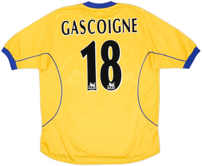 2000-01 Everton Away Shirt Gascoigne #18 - 8/10 - (L)