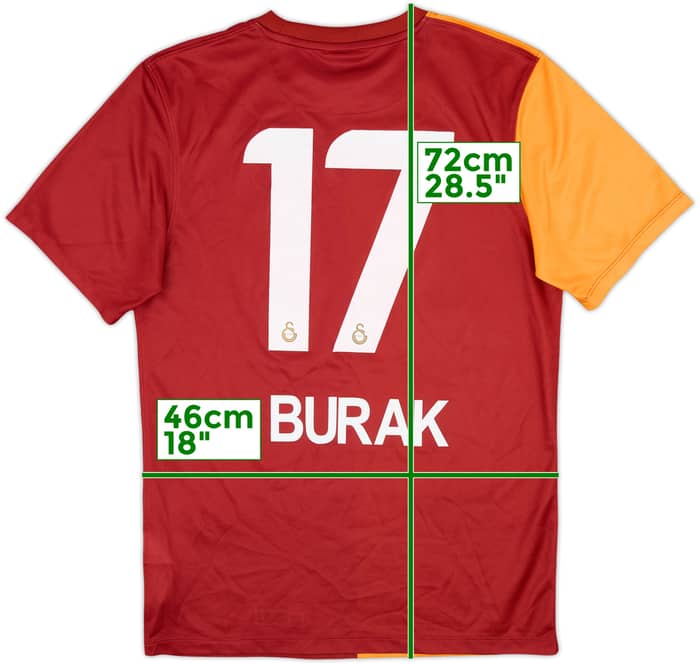 2015-16 Galatasaray Basic Home Shirt Burak #17 - 7/10 - (S)