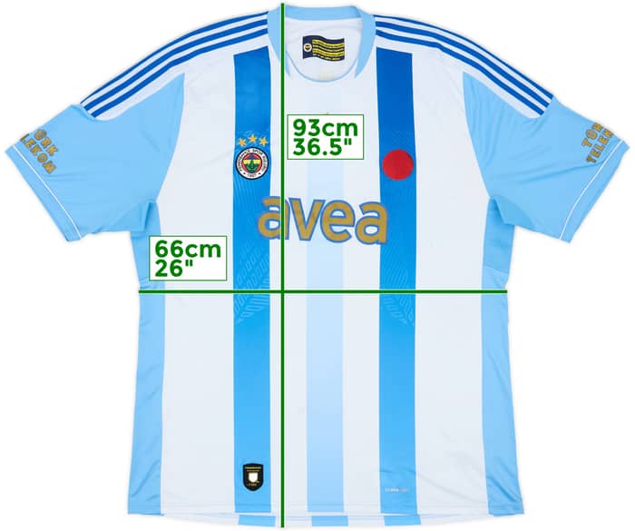 Camiseta de visitante del Fenerbahce 2011-12 - 5/10 - (5XL)