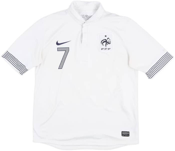 2012-13 France Away Shirt Ribery #7 - 6/10 - (M)