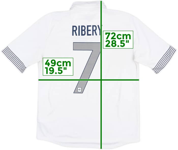 2012-13 France Away Shirt Ribery #7 - 6/10 - (M)