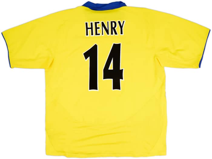 2003-05 Arsenal Away Shirt Henry #14 - 8/10 - (XXL)