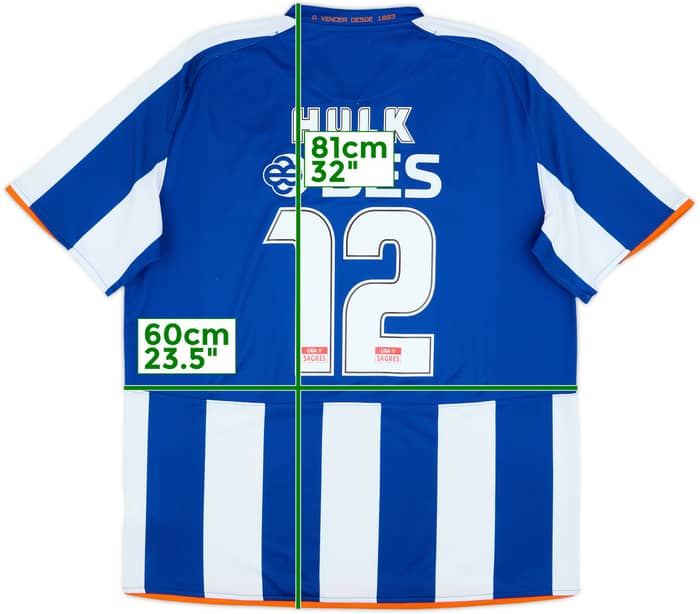 2008-09 Porto Home Shirt Hulk #12 - 8/10 - (XL)