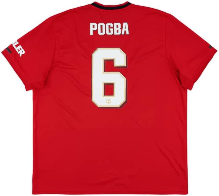 2019-20 Manchester United Home Shirt Pogba #6 - 8/10 - (XXL)