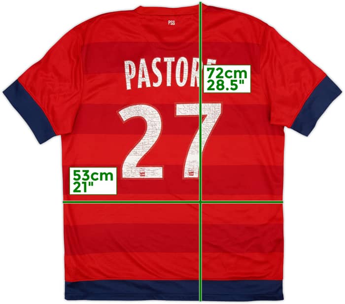 2012-13 Paris Saint-Germain Away Shirt Pastore #27 - 5/10 - (L)