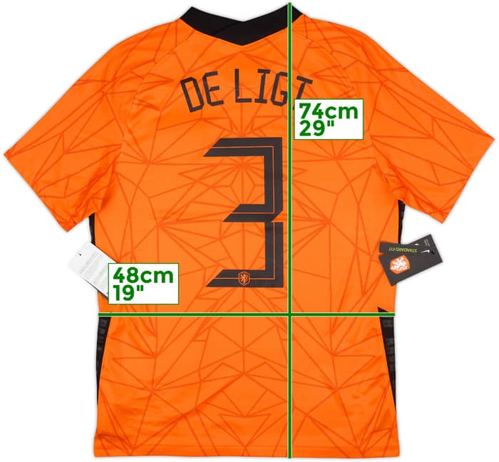 2020-21 Netherlands Home Shirt De Ligt #3 (M)