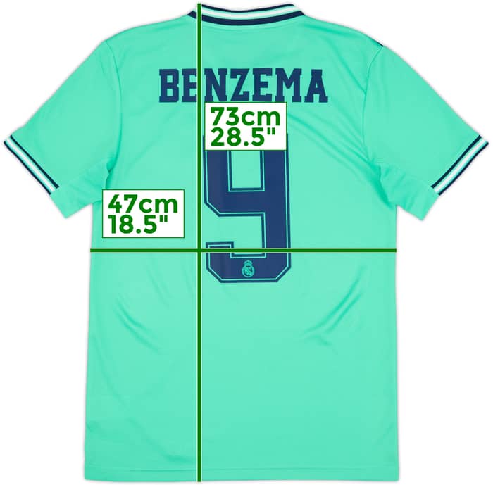 2019-20 Real Madrid Third Shirt Benzema #9 - 10/10 - (S)