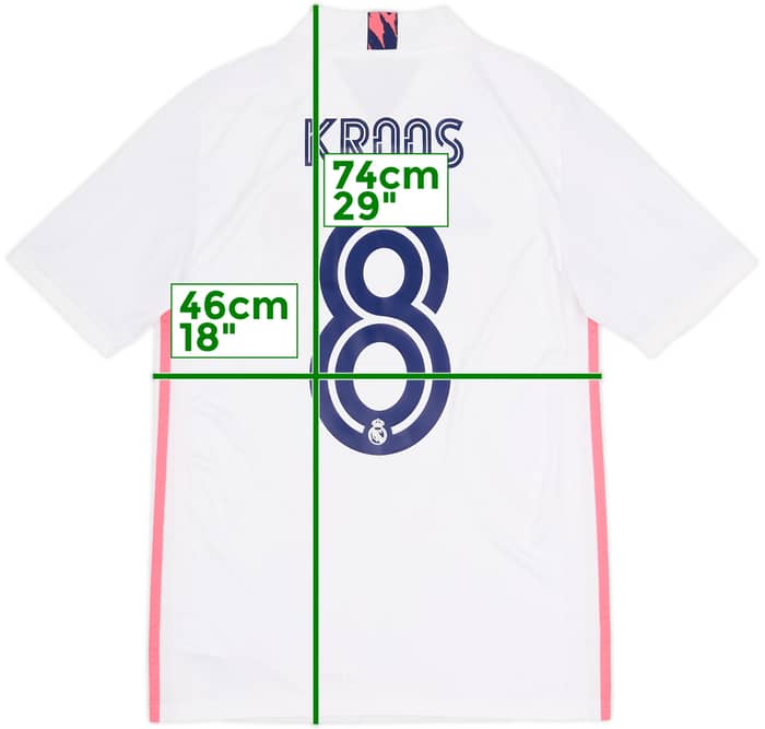 2020-21 Real Madrid Home Shirt Kroos #8 - 10/10 - (S)