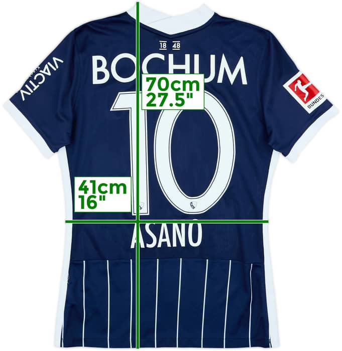 2021-22 VFL Bochum Home Shirt Asano #10 - 8/10 - (M)
