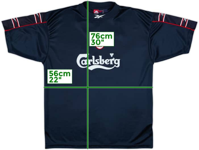 Camiseta de entrenamiento Reebok del Liverpool 1998-99 - 10/10 - (M)