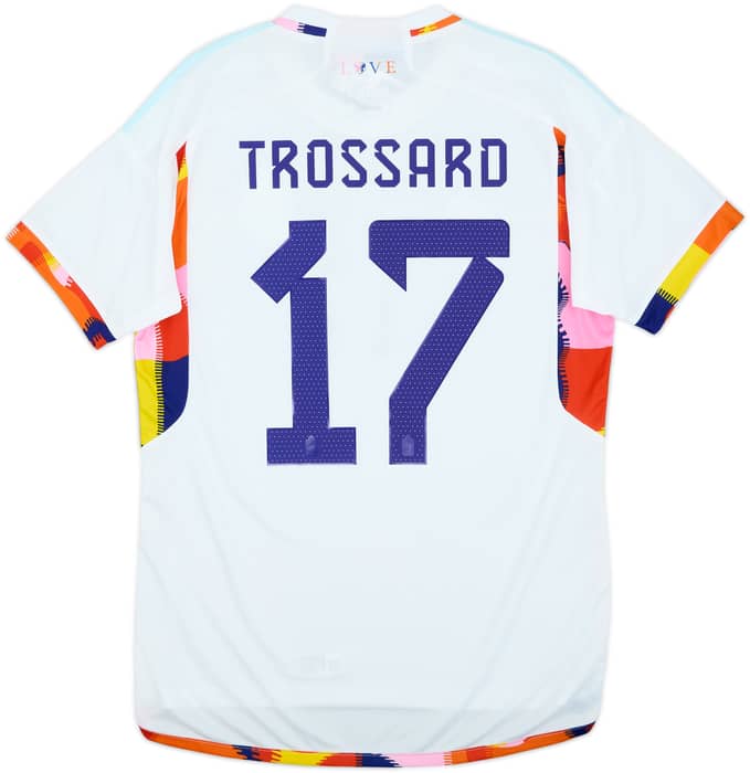 2022-23 Belgium Away Shirt Trossard #17 (M)