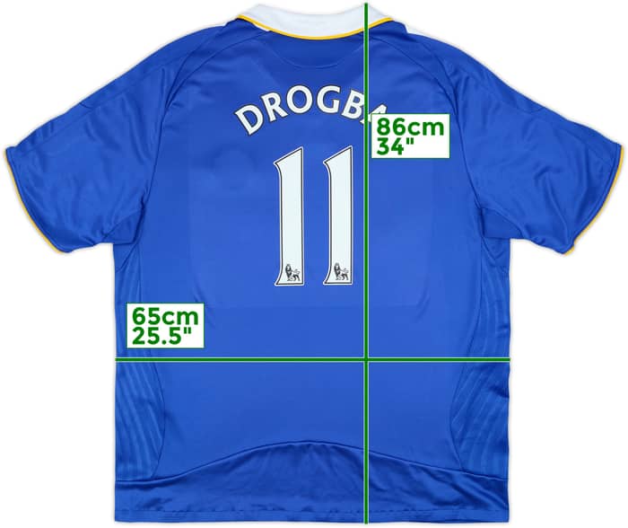 2008-09 Chelsea Home Shirt Drogba #11 - 8/10 - (XXL)