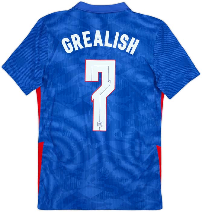 2020-21 England Authentic Away Shirt Grealish #7 - 10/10 - (S)
