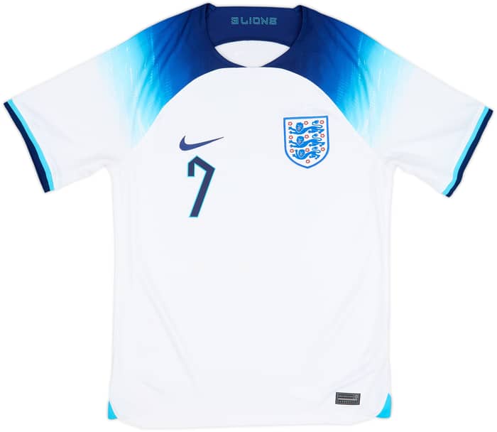 Camiseta de local de Inglaterra 2022-23 Grealish #7 - 5/10 - (S)