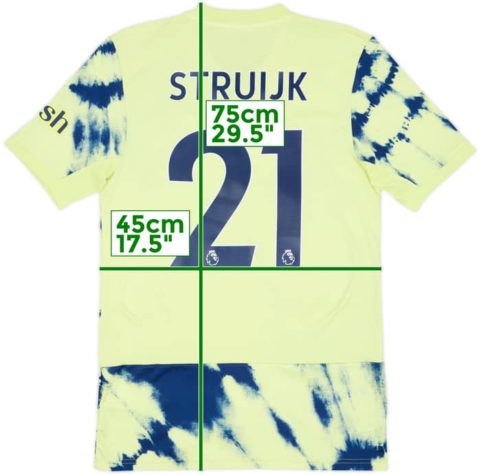 Camiseta de visitante del Leeds United 2022-23 Struijk #21 - 8/10 - (S)