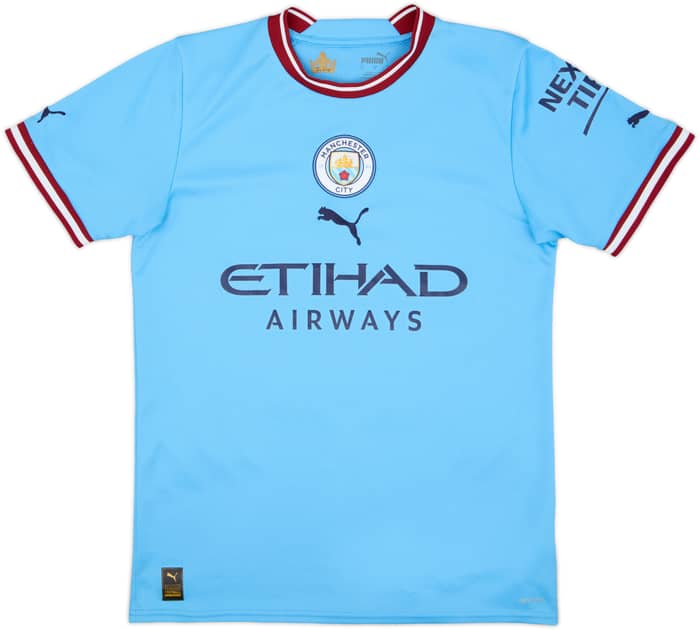 2022-23 Manchester City Home Shirt Haaland #9 - 10/10 - (S)