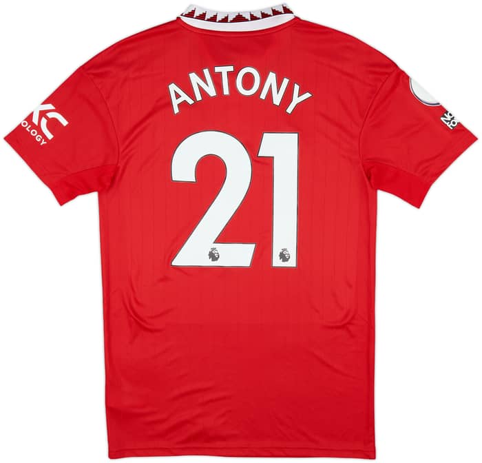 2022-23 Manchester United Home Shirt Antony #21 - 10/10 - (S)